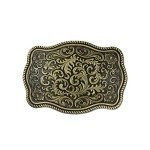 Vintage KDG Western Cowboy Large Belt Buckle