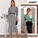 Vintage Elastic Wide Waist Belts with Retro Buckles