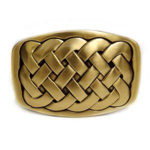 Solid Brass Vintage Heavy Duty Belt Buckle