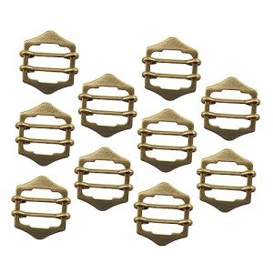 10 Vintage Metal Sun Adjustable Belt Buckles