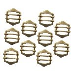 10 Vintage Metal Sun Adjustable Belt Buckles