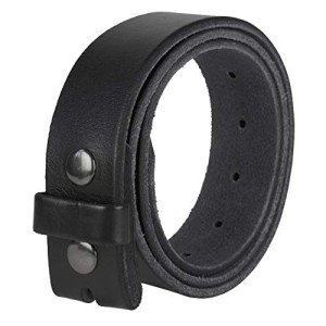 Vintage Full Grain Leather Belt Strap - G2016-BK-S