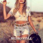 Ladies Vintage Western Style Black Leather Belt