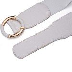 Vintage Style Wide Elastic Belt Buckle for Women