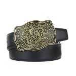 Vintage KDG Western Cowboy Large Belt Buckle
