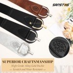 Vintage Women's Stretchy Wide Belt with Chunky Buckle