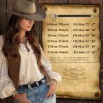 Vintage Western Women's Leather Belt Buckle