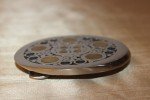 Custom Vintage Folk Art Abstract Belt Buckle
