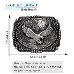 Vintage Celtic Cross & Eagle Western Belt Buckle