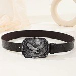 Vintage Celtic Cross & Eagle Western Belt Buckle