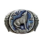 Vintage Retro Wolf Belt Buckle for Men