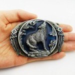 Vintage Retro Wolf Belt Buckle for Men