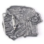 Vintage Native American Chief Belt Buckle