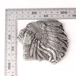 Vintage Native American Chief Belt Buckle