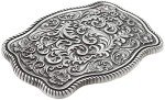 Silver Floral Vintage Belt Buckle for Him & Her