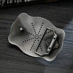 Silver Floral Vintage Belt Buckle for Him & Her