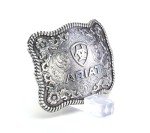 Ariat Scalloped Floral Belt Buckle
