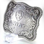 Ariat Scalloped Floral Belt Buckle