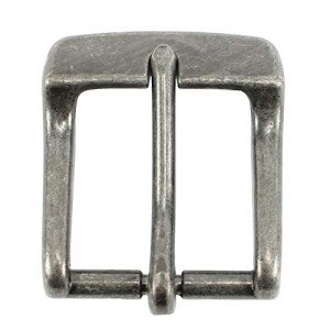 Antique Silver Classic Belt Buckle - 1.5