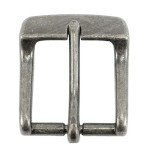 Antique Silver Classic Belt Buckle - 1.5