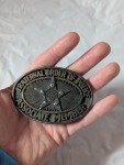 1970s Fraternal Order of Police Western Belt Buckle