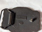 1970s Vintage Crude Oil Western Belt Buckle