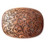 Antique Floral Engraved Vintage Belt Buckle