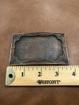 Copper Rectangle Vintage Belt Buckle for Men