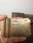 Set of 4 Vintage Brass Belt Buckles