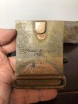 Set of 4 Vintage Brass Belt Buckles