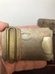 Set of 4 Vintage Brass Belt Buckles