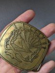 Vintage Tree of Life Brass Belt Buckle