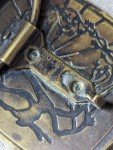 Vintage Tree of Life Brass Belt Buckle