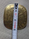Vintage Tree of Life Brass Belt Buckle
