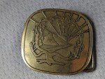 Vintage Tree of Life Brass Belt Buckle
