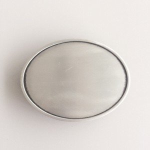 Classic Oval Western Metal Belt Buckle