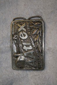 Aatrex Corn Herbicide 25th Anniversary Pewter Buckle