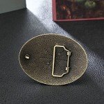 Vintage Cowboy Rodeo Belt Buckle Initial A