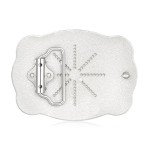 Vintage Cowboy Rodeo Initial Letter Buckle (A)