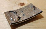 Western-Style Vintage Belt Buckle with Oval Stones