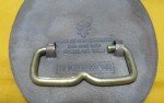 Vintage Oval Brass Belt Buckle with Deer Medals
