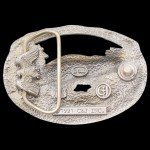 Vintage Mountain Lion Cougar Belt Buckle