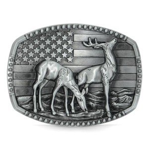 Vintage Deer Belt Buckle for Men and Women