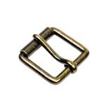 Heavy Duty Vintage Roller Belt Buckle - Bronze