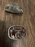 Lot of 7 Unique Vintage Belt Buckles