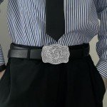Vintage Western Cowboy Handmade Belt Buckle