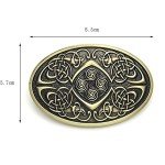 Celtic Knot Vintage Metal Belt Buckle 40mm