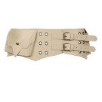Vintage Western Style PU Leather Belt Buckle