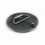 WesBuck Red Metal Vintage Belt Buckle