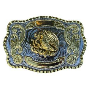 Mexican Emblem Western Belt Buckle - Large